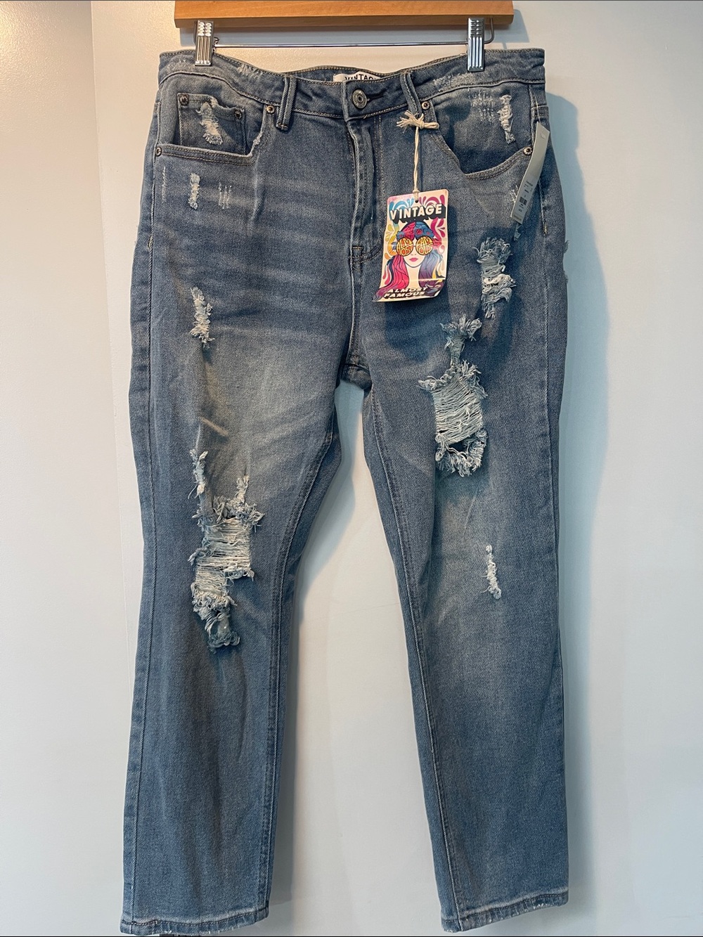 Almost Famous Vintage Light Blue Jeans